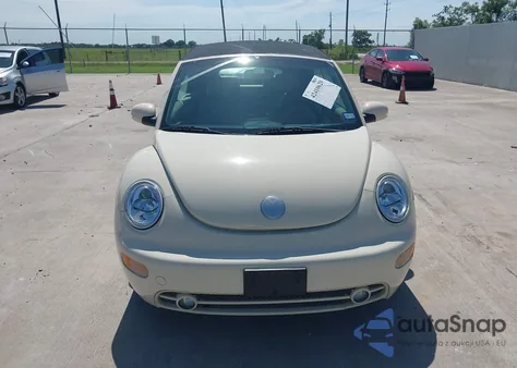 2004 Volkswagen New Beetle Gls из США, поврежденный, VIN 3VWCM31Y44M319828